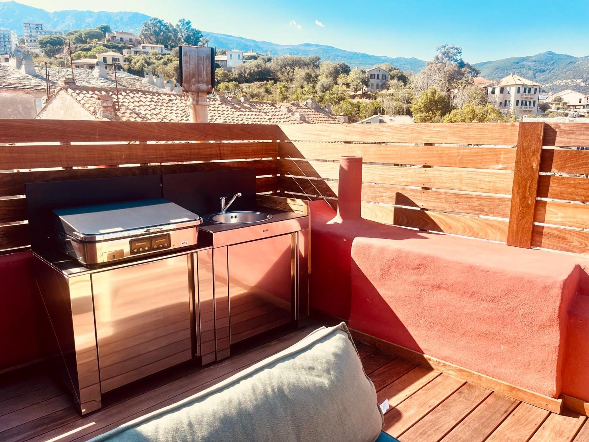 Pepites Bastiaises Piazza D'A Appartement Roof Top Vue Mer バスティア エクステリア 写真