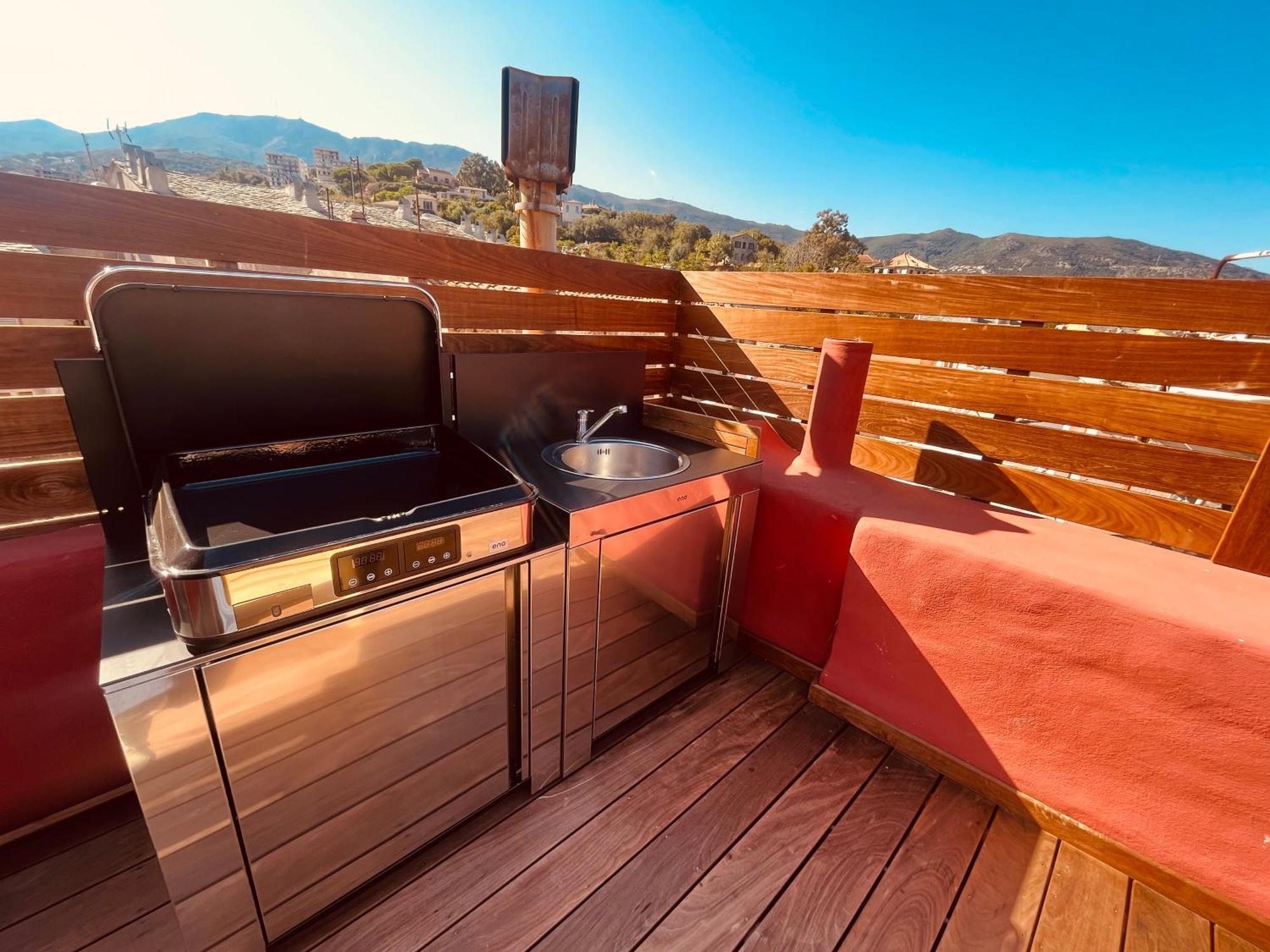 Pepites Bastiaises Piazza D'A Appartement Roof Top Vue Mer バスティア エクステリア 写真